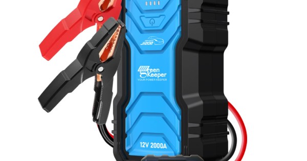 Green Keeper - 2000A Portable Jump Starter - Booster GK-J1202